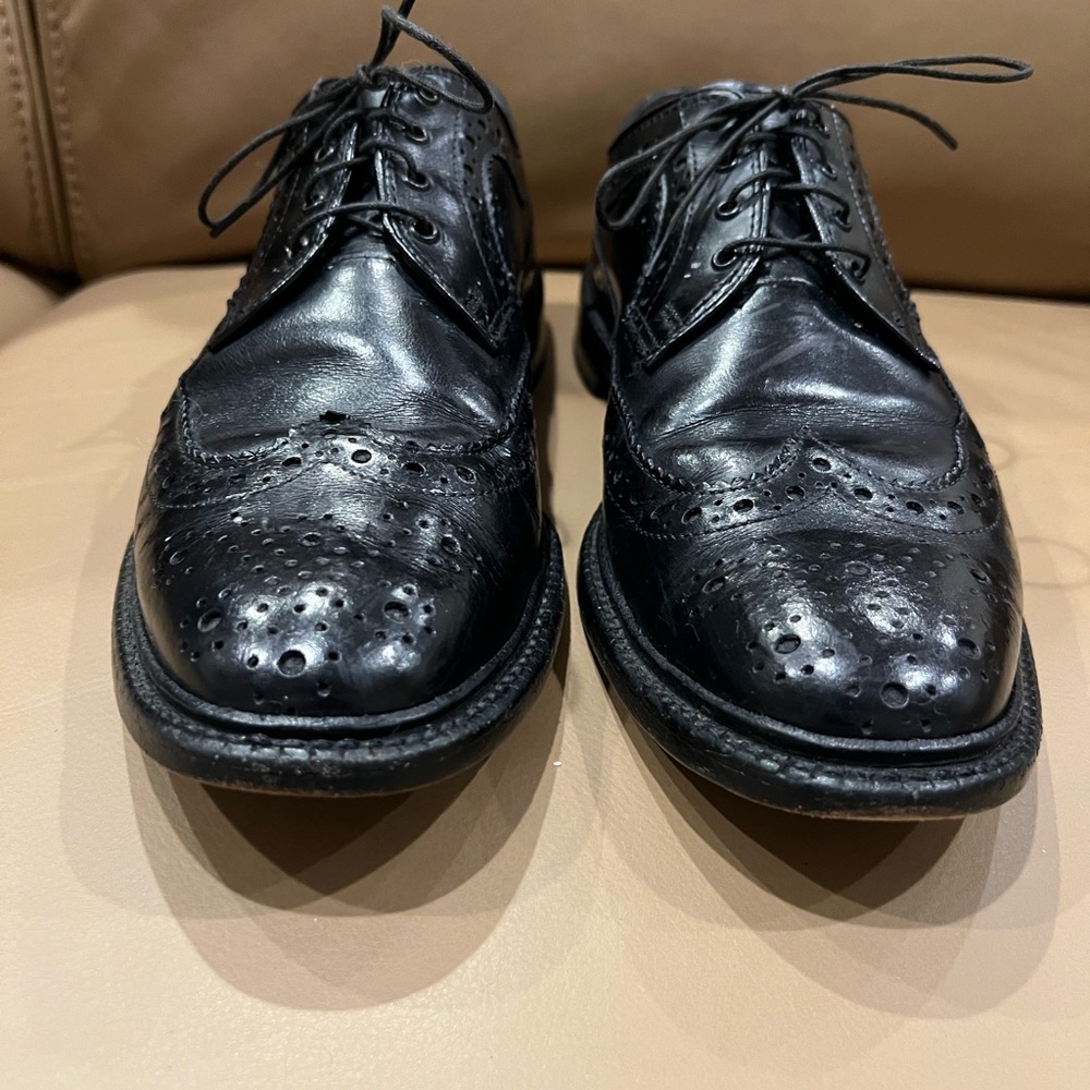 Allen Edmonds Black Leather Oxfords